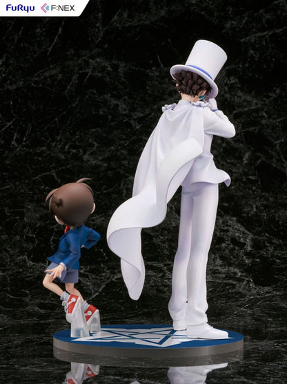 Detective Conan F:NEX PVC Statue 1/7 Conan Edogawa & Kid the Phantom Thief 29 cm