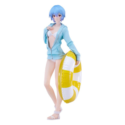 Rebuild of Evangelion Pop Up Parade PVC Statue Beach Queens: Rei Ayanami L Size 22 cm