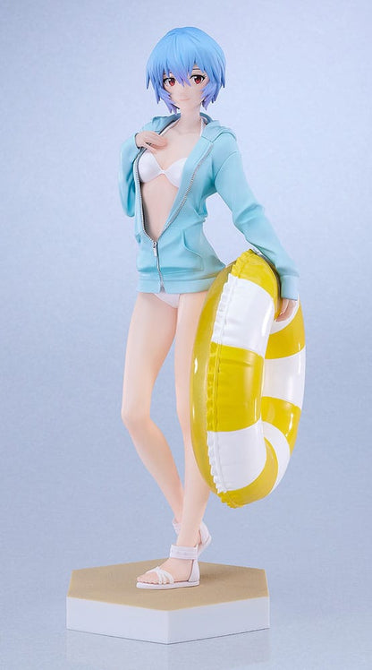 Rebuild of Evangelion Pop Up Parade PVC Statue Beach Queens: Rei Ayanami L Size 22 cm