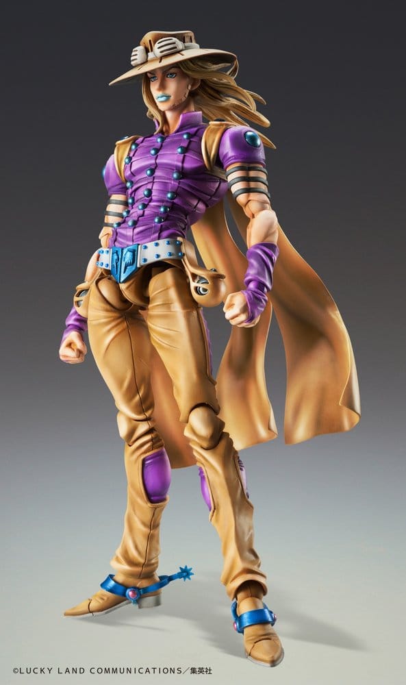 JoJo's Bizarre Adventure Part 7: Steel Ball Run Super Action Action Figure Chozokado Gyro Zeppeli Ver.1.5 16 cm