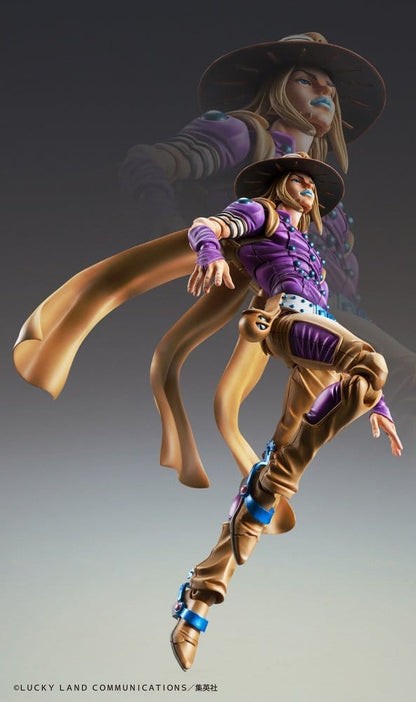 JoJo's Bizarre Adventure Part 7: Steel Ball Run Super Action Action Figure Chozokado Gyro Zeppeli Ver.1.5 16 cm