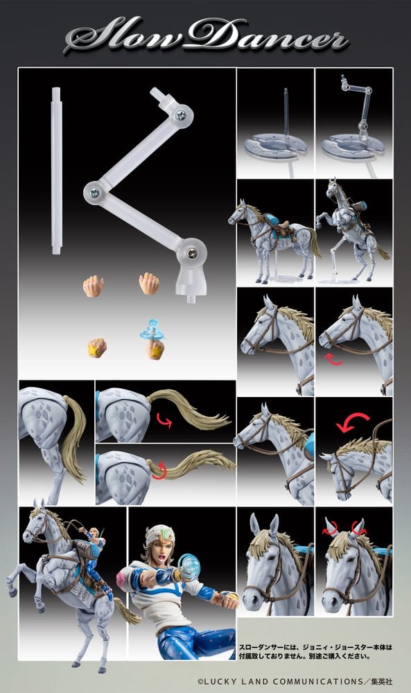 JoJo's Bizarre Adventure Part 7: Steel Ball Run Super Chozokado Action Action Figure Slow Dancer 21 cm