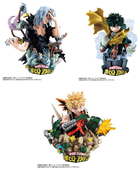 My Hero Academia PETITRAMA EX Series Trading Figure 3-Set Type-Decision 9 cm