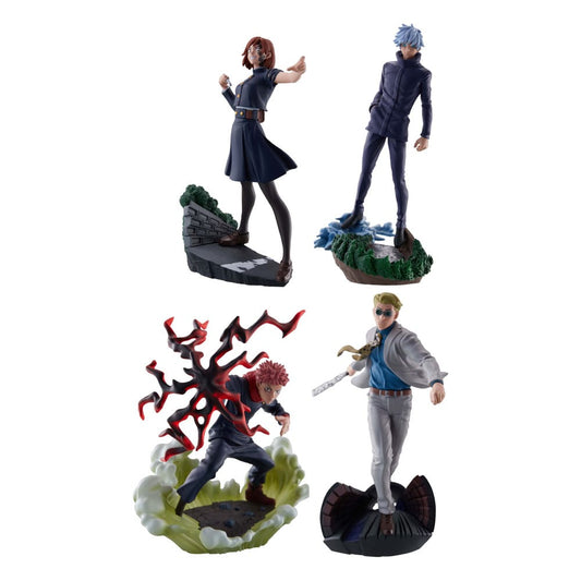 Jujutsu Kaisen PETITRAMA Series Trading Figure 3-Set Jujutsu Kaisen Series Vol.2 Set 9 cm