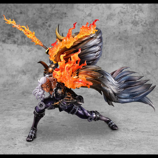 One Piece Portrait Of Pirates WA-MAXIMUM PVC Statue King the Conflagration: Beasts Pirates All-Star 33 cm