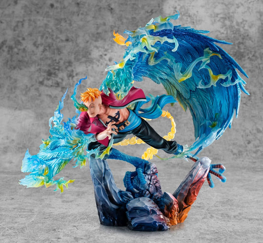 One Piece Portrait.Of.Pirates MAS-MAXIMUM PVC Statue Marco the Phoenix: Whitebeard Pirates 1st Division Commander 32 cm