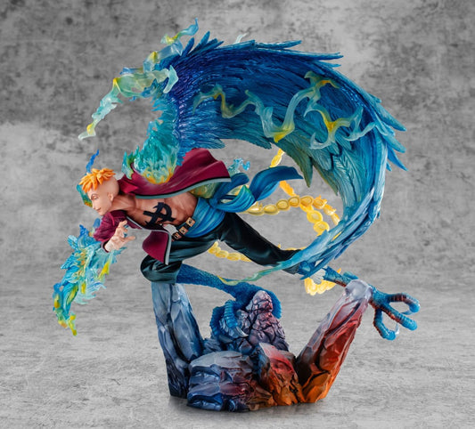 One Piece Portrait.Of.Pirates MAS-MAXIMUM PVC Statue Marco the Phoenix: Whitebeard Pirates 1st Division Commander 32 cm