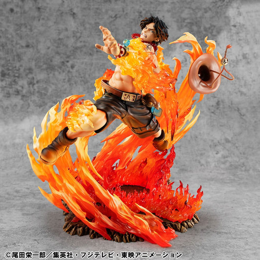 One Piece P.O.P NEO-MAXIMUM PVC Statue Portgas D. Ace: 15th Anniversary Ver. (Super Limited Reprint) 23 cm