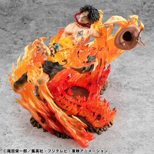 One Piece P.O.P NEO-MAXIMUM PVC Statue Portgas D. Ace: 15th Anniversary Ver. (Super Limited Reprint) 23 cm