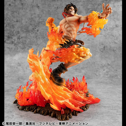 One Piece P.O.P NEO-MAXIMUM PVC Statue Portgas D. Ace: 15th Anniversary Ver. (Super Limited Reprint) 23 cm