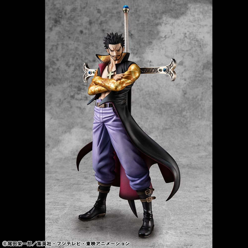 P.O.P MAXIMUM DRACULE MIHAWK フィギュア One Piece P.O.P SA-MAXIMUM PVC Statue Hawk Eye Dracule Mihawk Ver