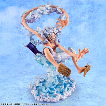 One Piece Portrait.Of.Pirates PVC Figure "Evolutionary History" Monkey D. Luffy "Gear Fifth" 26 cm