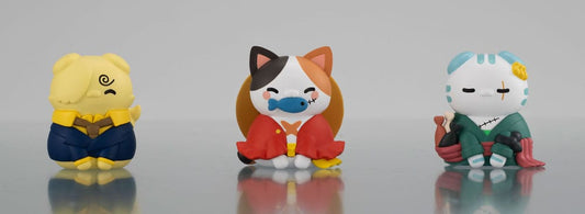 One Piece Mega Cat Project Trading Figure 3-Pack Nyan Piece Nyan! Happy Trio: 2024 Limited Ver. 3 cm