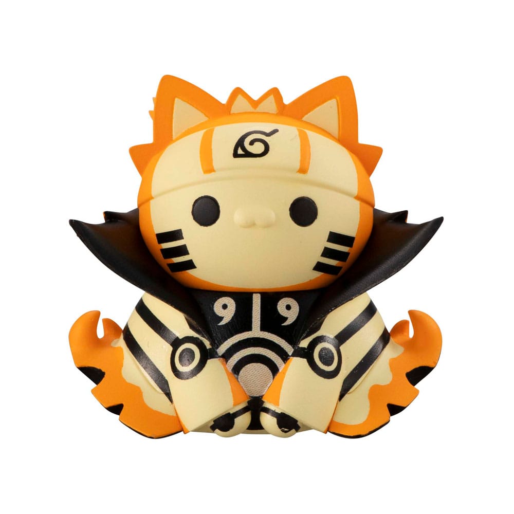 Naruto: Shippuden Mega Cat Project Trading Figure 3 cm Nyaruto! Ver. Break out! Fourth Great Ninja War Assortment (8)