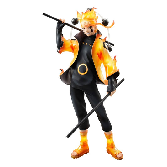 Naruto: Shippuden G.E.M. Series PVC Statue Naruto Uzumaki Six Paths Sage Mode: 15th Anniversary Ver. 22 cm