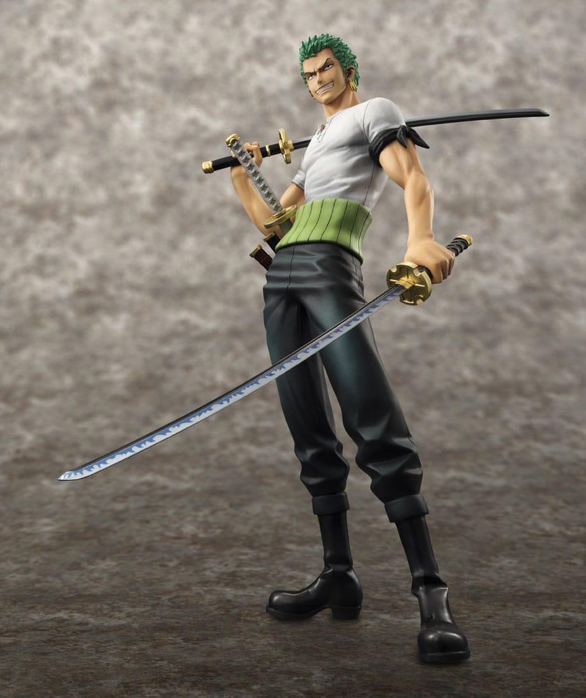 One Piece Excellent Model Portrait.Of.Pirates PVC Statue NEO-DX Roronoa Zoro: 10th Limited Ver. 23 cm