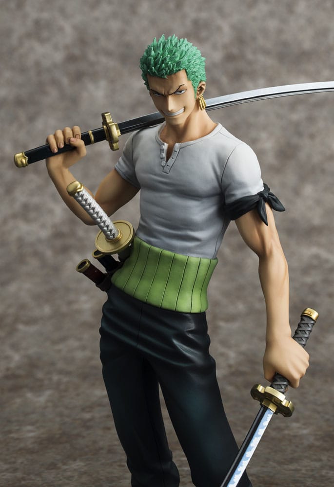 One Piece Excellent Model Portrait.Of.Pirates PVC Statue NEO-DX Roronoa Zoro: 10th Limited Ver. 23 cm