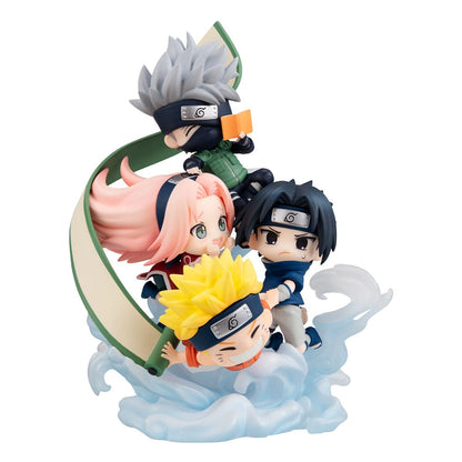 Naruto: Shippuden FigUnity PVC Mini Statue Team 7 Assemble! 13cm (with gift)