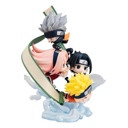 Naruto: Shippuden FigUnity PVC Mini Statue Team 7 Assemble! 13cm (with gift)