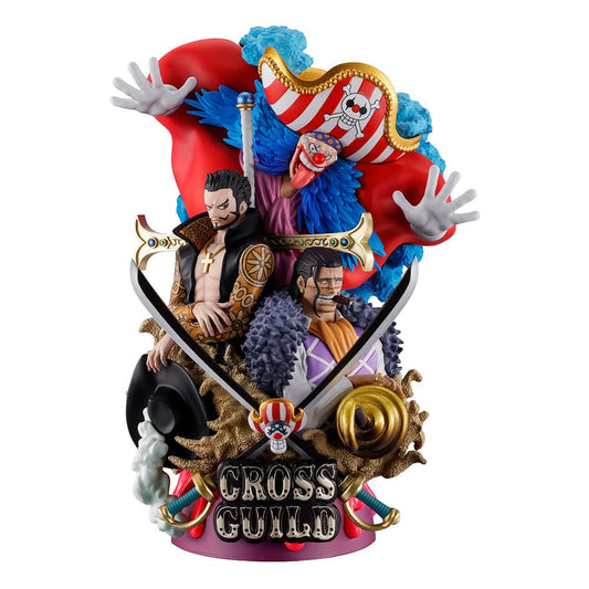 One Piece Petitrama DX PVC Mini Statue Logbox Re Birth: 03 Cross Guild 15 cm