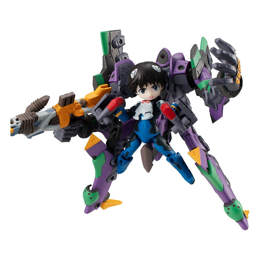 Evangelion Desktop Army Figure Shinji Ikari & Evangelion No. 1: New Theatrical Edition 15 cm