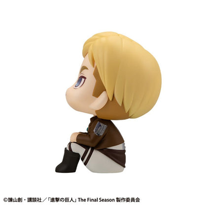 Attack on Titan Look Up PVC Statues Hange Zoe & Erwin Smith (with gift) 11 cm