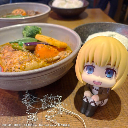 Attack on Titan Lookup PVC Figures 2-Pack Armin Arlert & Eren Yeager Grumpy Ver. 11 cm (with gift)