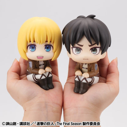 Attack on Titan Lookup PVC Figures 2-Pack Armin Arlert & Eren Yeager Grumpy Ver. 11 cm (with gift)