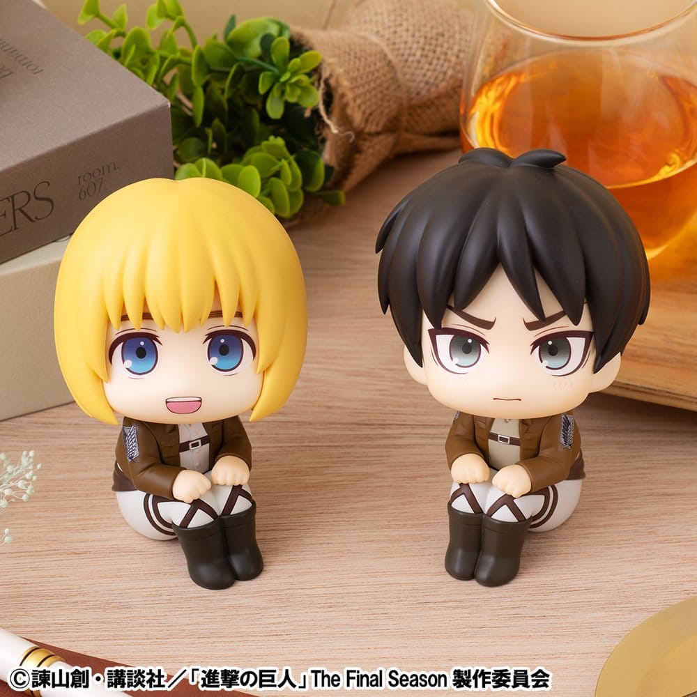 Attack on Titan Lookup PVC Figures 2-Pack Armin Arlert & Eren Yeager Grumpy Ver. 11 cm (with gift)