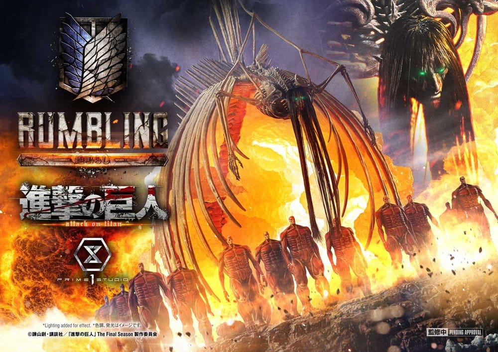 Attack on Titan West Ultimate Diorama Masterline Series Statue The Rumbling Bonus Version 64 cm