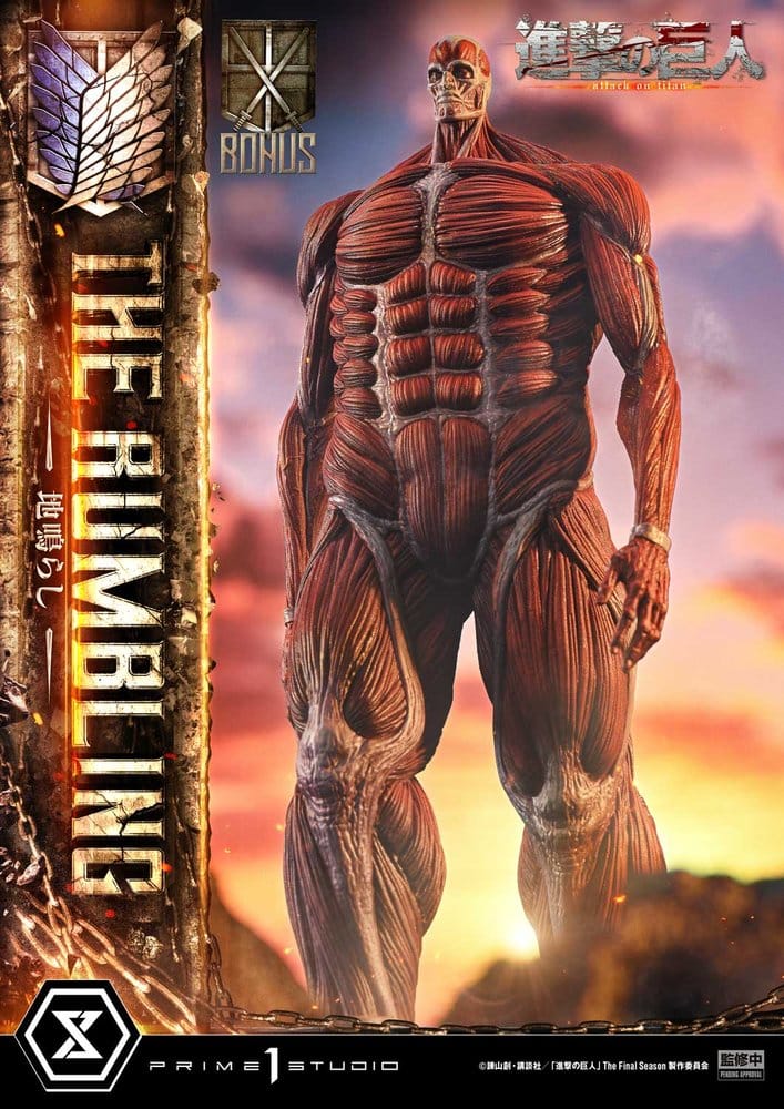 Attack on Titan West Ultimate Diorama Masterline Series Statue The Rumbling Bonus Version 64 cm