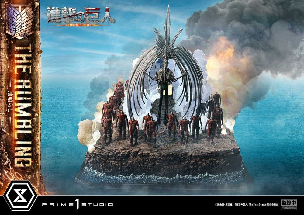 Attack on Titan West Ultimate Diorama Masterline Series Statue The Rumbling Bonus Version 64 cm