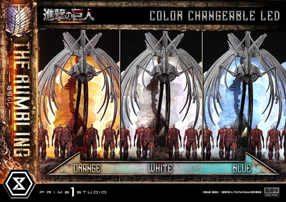 Attack on Titan West Ultimate Diorama Masterline Series Statue The Rumbling Bonus Version 64 cm