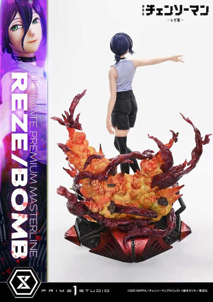 Chainsaw Man Ultimate Premium Masterline Series Statue 1/4 The Movie: Reze Arc REZE/BOMB 56 cm