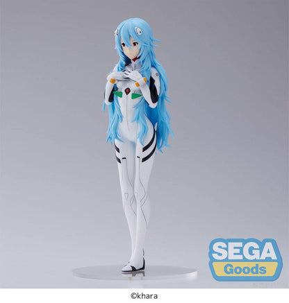Evangelion: 3.0+1.0 Thrice Upon a Time SPM PVC Statue Rei Ayanami Long Hair Ver. 21 cm
