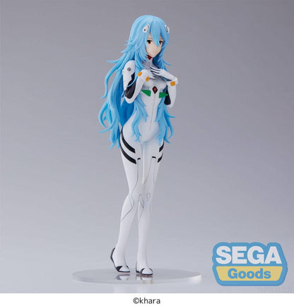 Evangelion: 3.0+1.0 Thrice Upon a Time SPM PVC Statue Rei Ayanami Long Hair Ver. 21 cm
