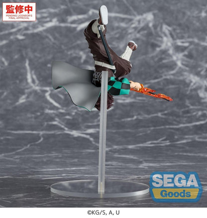 Demon Slayer: Kimetsu no Yaiba Luminasta PVC Figure Tanjiro Kamado Hinokami Kagura Setting Sun Transformation 15 cm