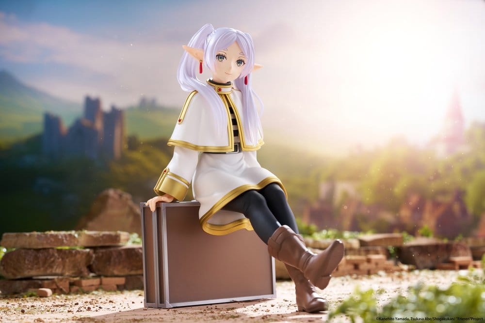 Frieren: Beyond Journey's End PVC Figure Desktop Cute Frieren (Trunk Case Ver.) Reissue 13 cm
